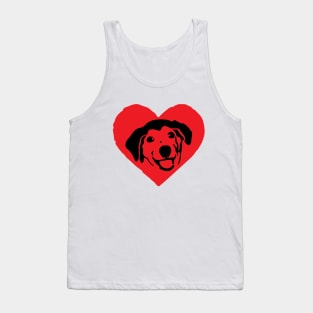 Dog in Heart Gift Tank Top